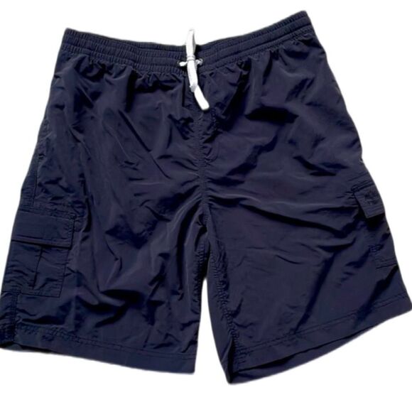 Men's Navy Swim Shorts - Picture 1 of 14